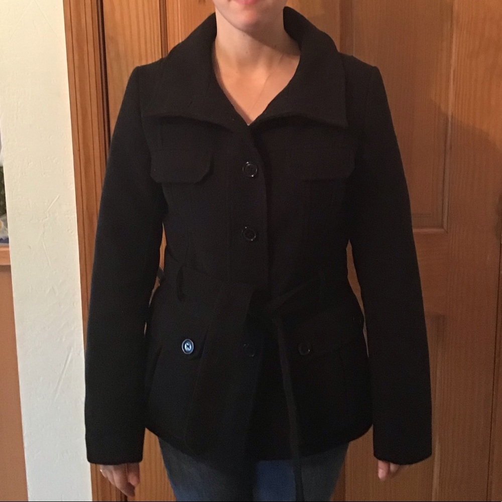Black adult Pea Coat